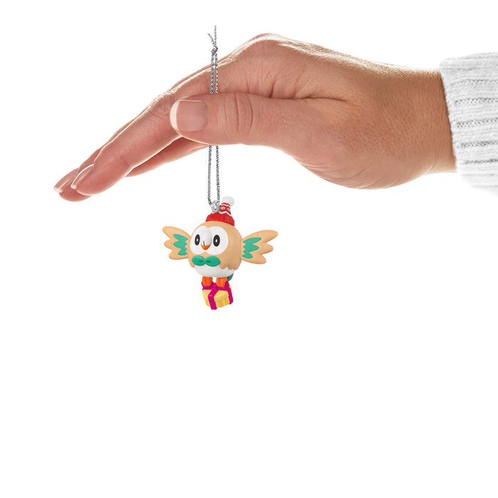Mini Pokémon Holiday Rowlet 2025 Ornament, 1.25"