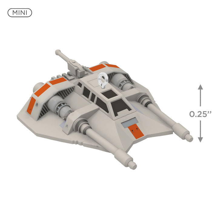 Mini Star Wars: The Empire Strikes Back™ Rebel Snowspeeder™ 2025 Ornament, 0.25"