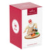 Hallmark Keepsake ornament packaging with Toymaker Santa figure on a white background