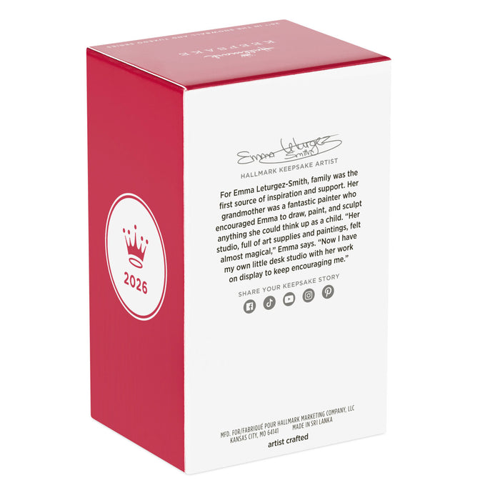 Red and white box with text and a logo on a white background