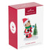 Hallmark Young Santa Christmas ornament packaging on a white background