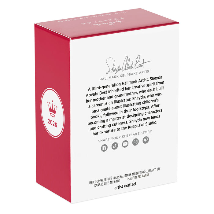 Hallmark 2026 Keepsake Artist box with text and branding on a white background