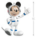 Mickey Mouse astronaut figure with size measurement on a white background