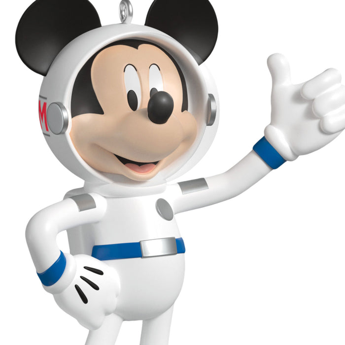 Mickey Mouse astronaut costume on a white background