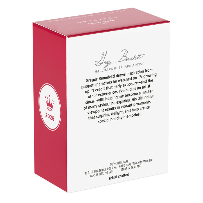 Hallmark Keepsake Artist box with red and white design