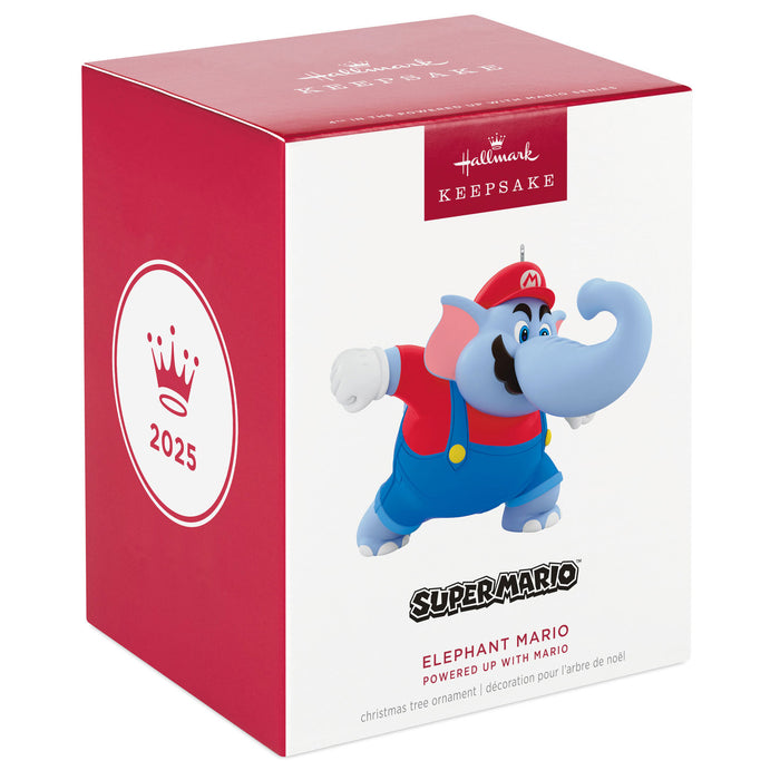 Nintendo Powered Up With Mario Elephant Mario 2025 Ornament