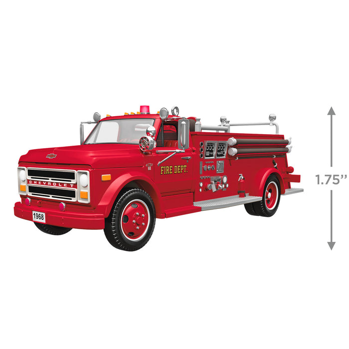 Fire Brigade 1968 Chevrolet® Fire Engine 2025 Ornament With Light