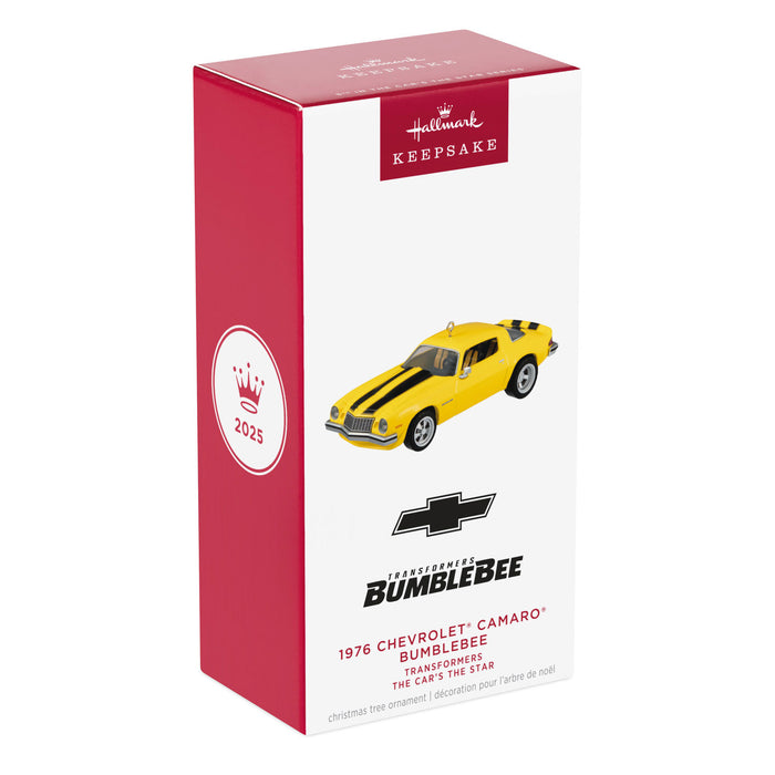 The Car's the Star Transformers 1976 Chevrolet® Camaro® Bumblebee 2025 Metal Ornament