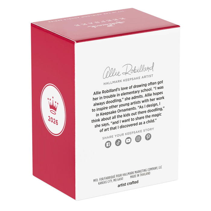 Hallmark 2026 Keepsake Artist box with text and logo on a white background