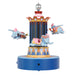 Decorative figurine with cartoon characters on a white background
