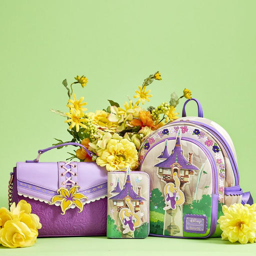Tangled Rapunzel Swinging from the Tower Mini Backpack by Loungefly