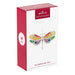 Hallmark Keepsake Christmas ornament packaging with a colorful butterfly design on a white background.