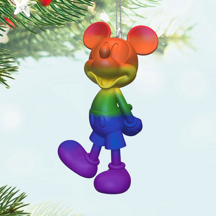 Disney Mickey Mouse Rainbow Mickey 2024 Ornament