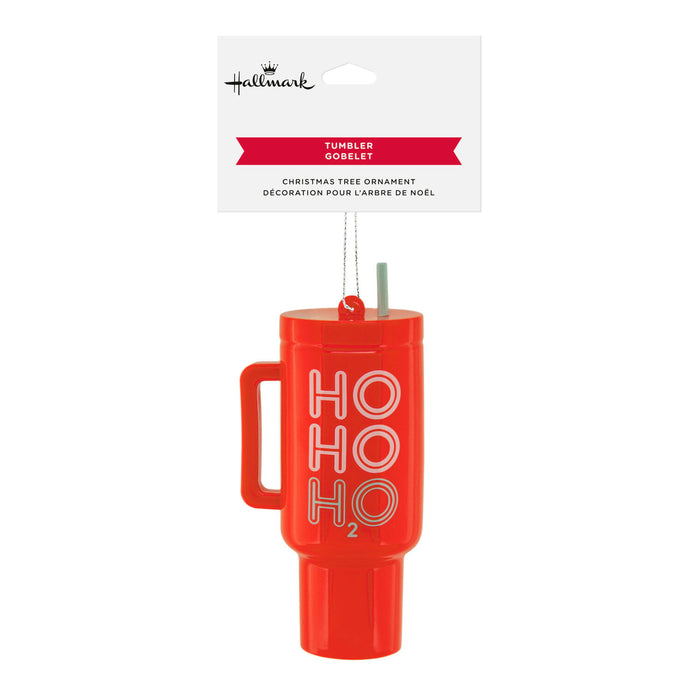 H2O Tumbler Cup Shatterproof Hallmark Ornament