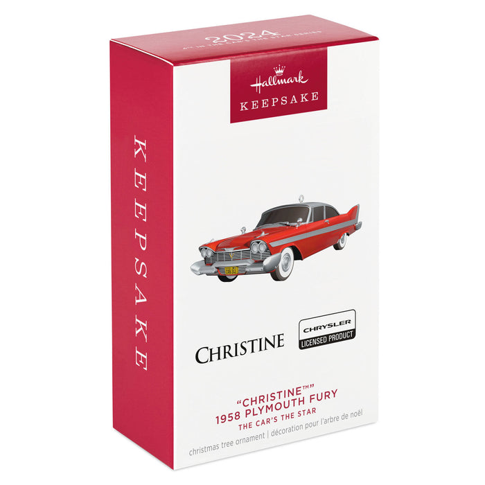 Christine™ 1958 Plymouth Fury 2024 Metal Ornament - 4th in the The Car's the Star Series
