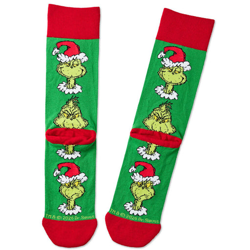 Red-and-Green-Grinch-Faces-Christmas-Socks_1XKT9014_0