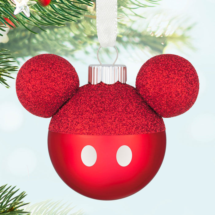 Disney Mickey Mouse Glass Ornaments