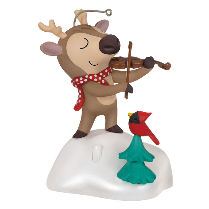 Festive Fiddler 2023 Musical Ornament