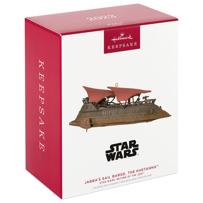 Star Wars: Return of the Jedi™ Jabba's Sail Barge, The Khetanna™ 2023 Ornament With Sound