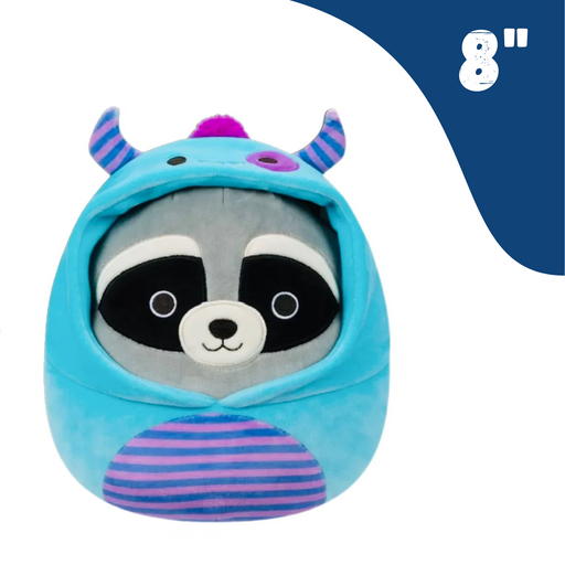 8" Rocky the Raccoon in Monster Costume Halloween Squishmallow