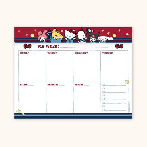Hello Kitty® and Friends Varsity Weekly Desk Planner
