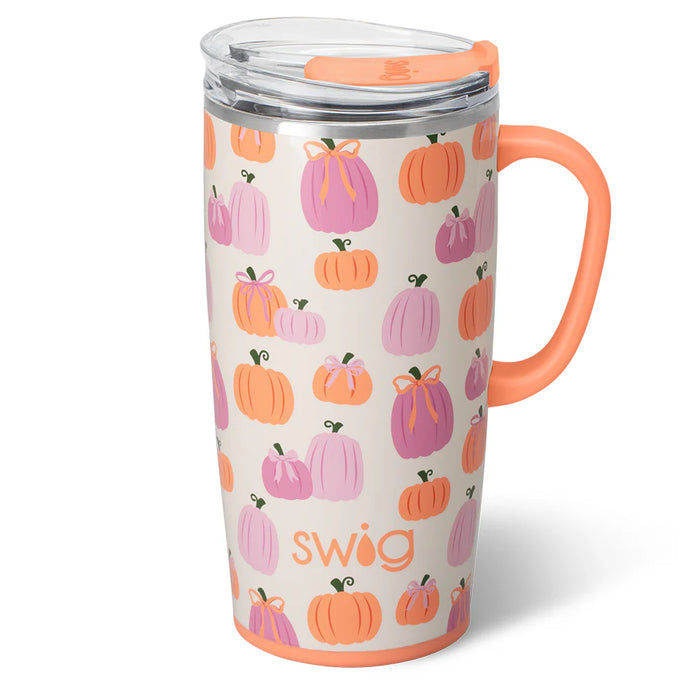 Swig Pumpkins and Bows Travel Mug