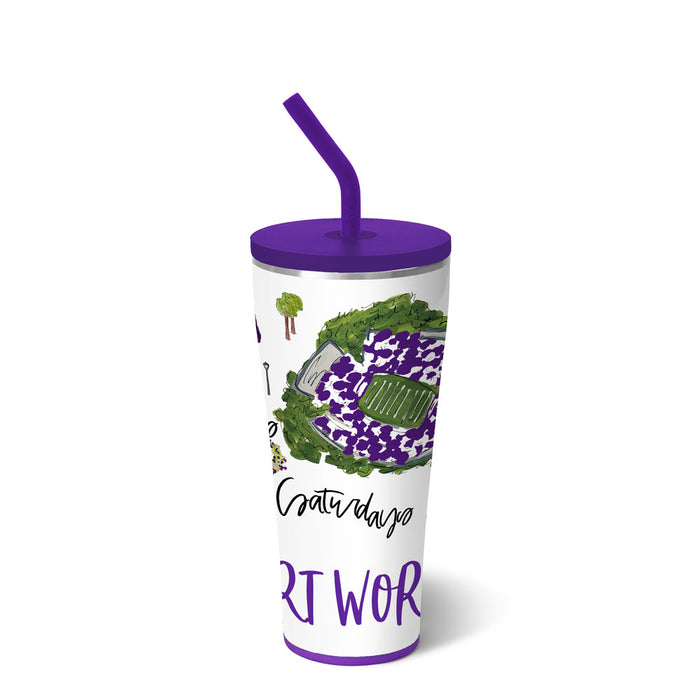 Swig TCU Saturdays In Fort Worth, TX Tumbler