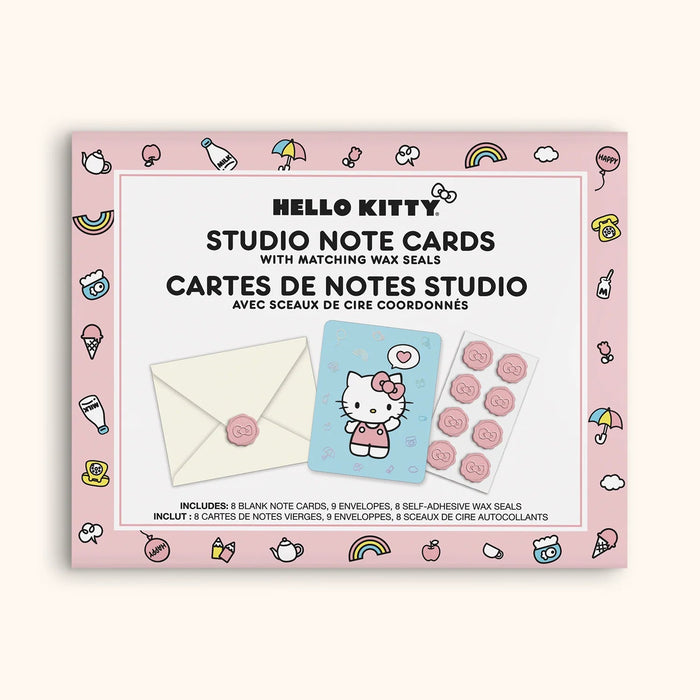 Hello Kitty® Classic Pink Studio Note Cards with Wax Seals