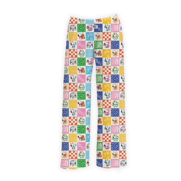 Snoopy Spring Checkered Lounge Pants - Trudy's Hallmark