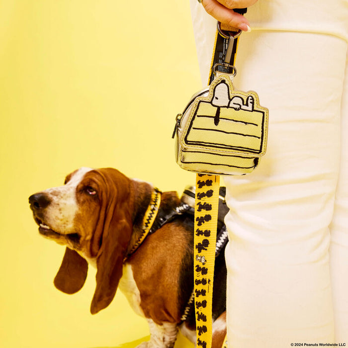 Peanuts 75th Anniversary Snoopy Doghouse Treat & Disposable Bag Holder by Loungefly