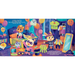 A colorful illustrated scene showing cartoon animal characters in a bedroom-like play area with Halloween decorations, balloons, costumes, and toys. There is no single physical product isolated on a studio background; instead this is a full-frame digital illustration with many elements, so the best fit is Other rather than Product/Packaging or Lifestyle.