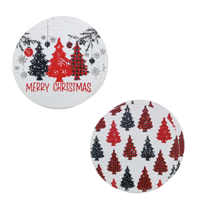 Merry Christmas Trees Trivets