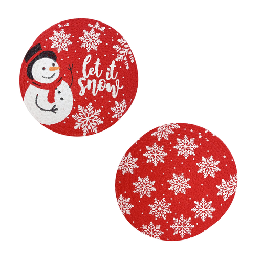 Let it Snow Snowman Trivets