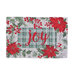 Joy Christmas Tapestry Placemats