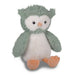 Sage and White Owl Plush, 10"
