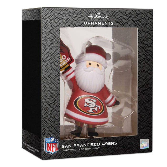 NFL San Francisco 49ers Santa Fan Hallmark Ornament