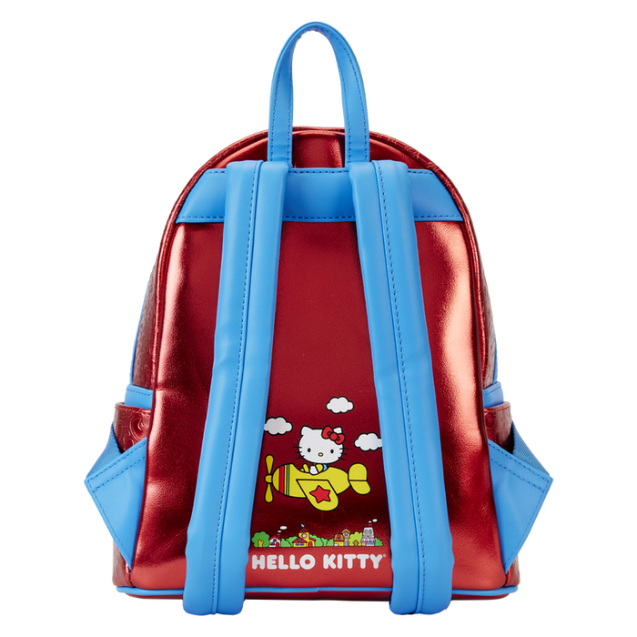 Sanrio Hello Kitty 50th Anniversary Coin Bag Metallic Mini Backpack by Loungefly