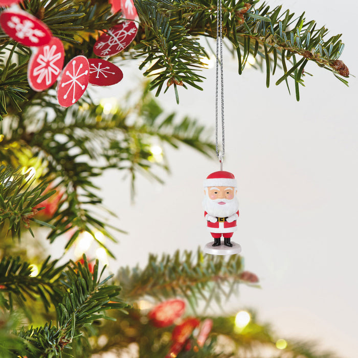 Mini Wiggly Santa 2023 Ornament