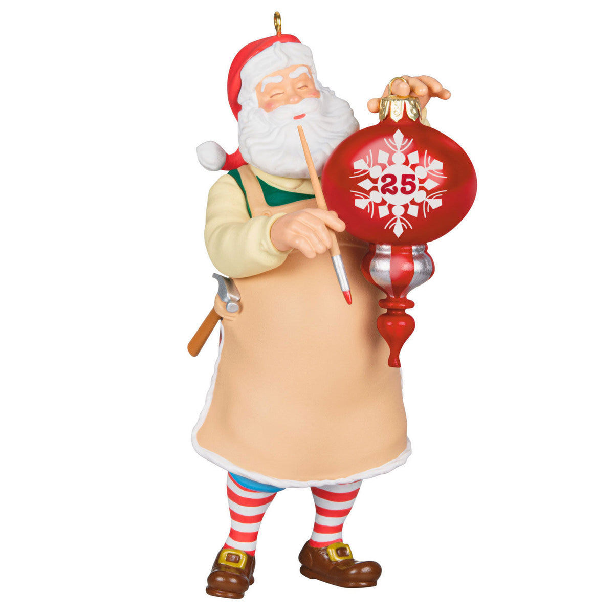 Hallmark 2019 Toymaker Santa Keepsake Ornament Club Member buying Exclusive 20th Anniv