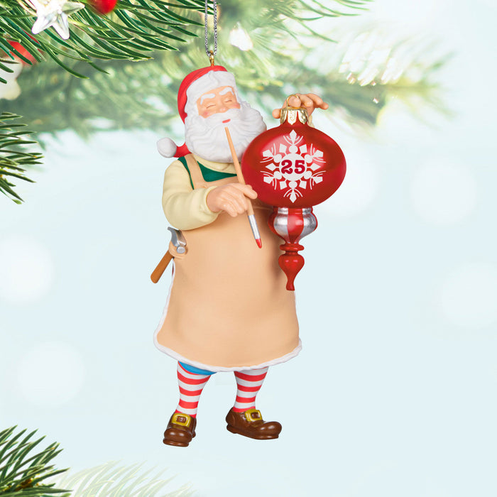 Toymaker Santa 25th Anniversary Special Edition Limited Quantity 2024 Ornament