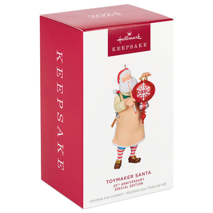 Toymaker Santa 25th Anniversary Special Edition Limited Quantity 2024 Ornament