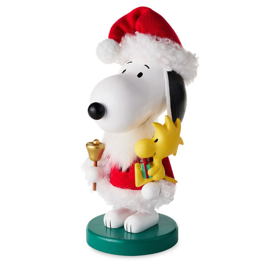 Peanuts® Bell-Ringing Santa Snoopy Nutcracker Figurine, 10" H
