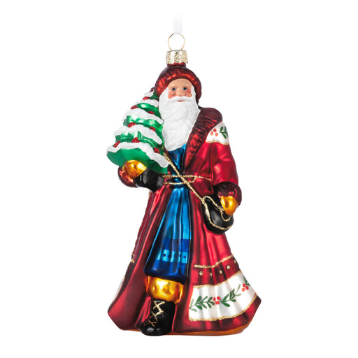 Santa Claus 2024 Limited Quantity Glass Ornament