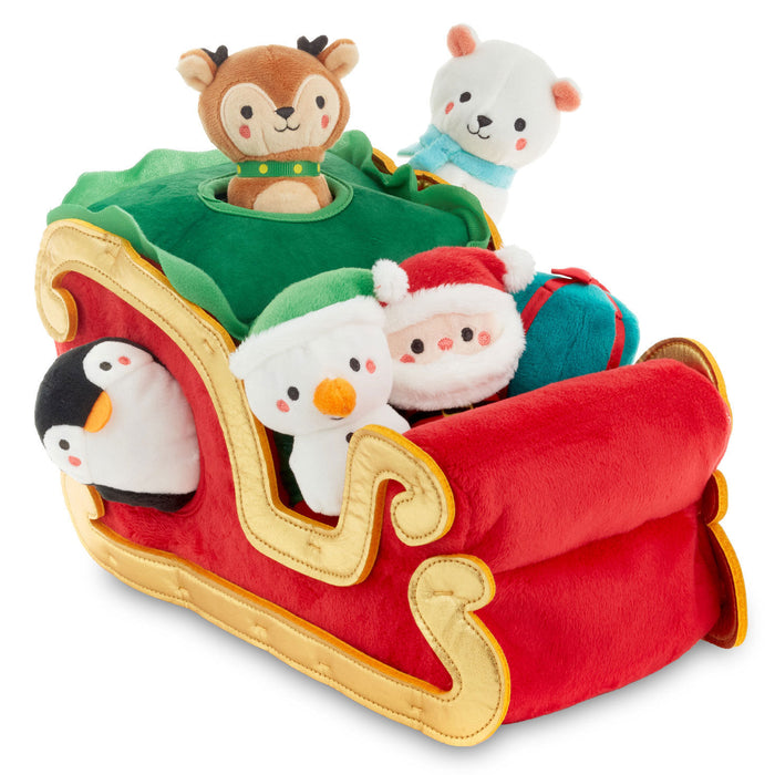 Santa's Sleigh Plush Play Set