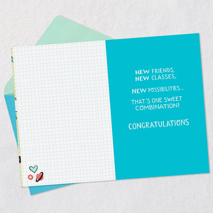 You're Moving Up and Moving On Graduation Card