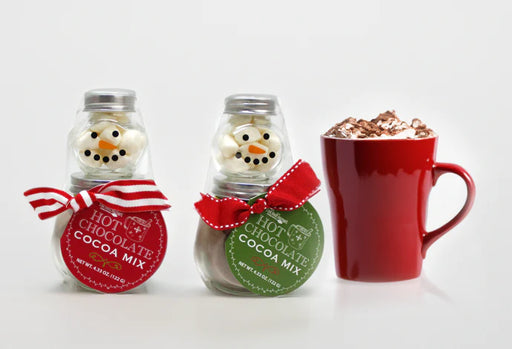 Mini Snowman Jar Cocoa Set