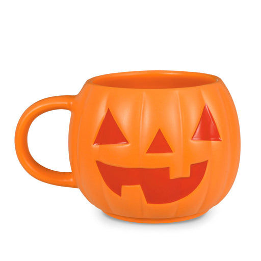 Smiling Pumpkin Sculpted Mug