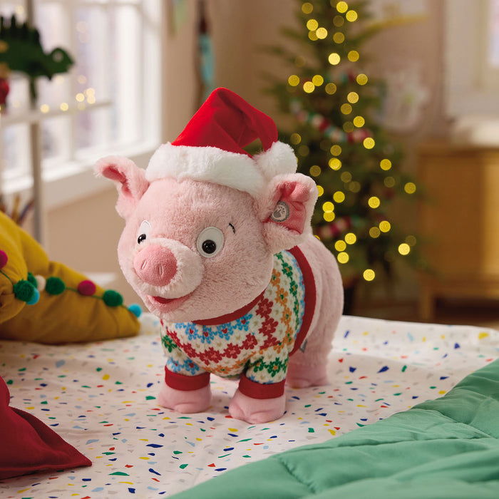 Season's Squealings Pig Plush With Sound and Motion