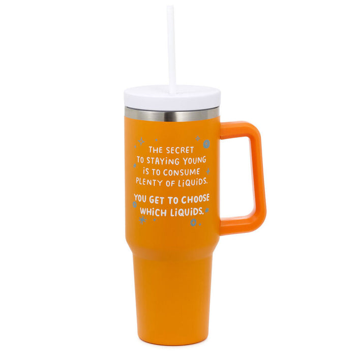 Secret to Staying Young Insulated Travel Cup With Handle, 42 oz.