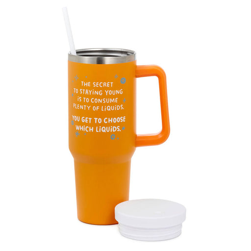 Secret to Staying Young Insulated Travel Cup With Handle, 42 oz.